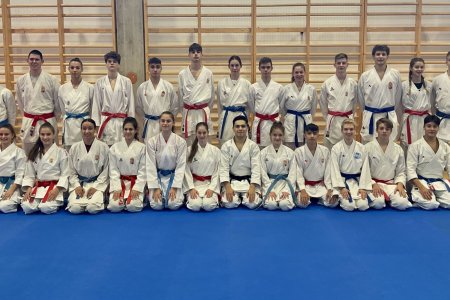 Mátraházán készült a karate vb-re a korosztályos válogatott