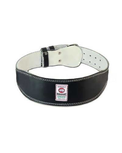 Súlyemelő öv, Saman, préselt bőr, fekete